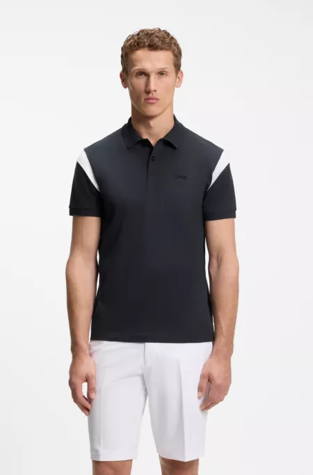 Paddy polo shirt in stretch cotton