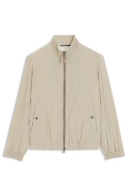 Water-repellent zipped jacket with two-way stretch 4