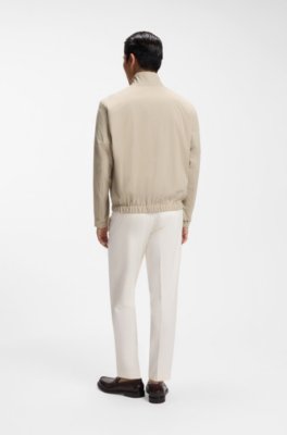 Water-repellent zipped jacket with two-way stretch 2