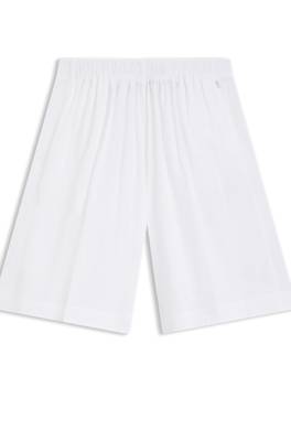 Relaxed-fit shorts in cotton poplin 1