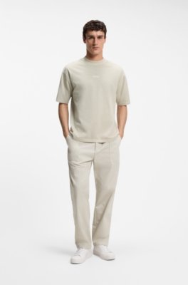 Boss Relaxed-fit cotton T-shirt with embroidered logo herr – bild 2