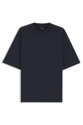 Relaxed-fit cotton T-shirt with embroidered logo 1