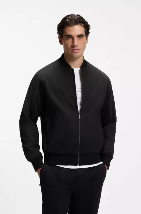 BOSS x ASTON MARTIN bomber-style jacket