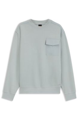 Hugo Boss リラックスフィットモノグラムスウェットシャツ3XL BOSS - リラックスフィット スウェットシャツ ストレッチコットン