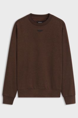 BOSS x ASTON MARTIN sweatshirt in cotton, Dark Brown