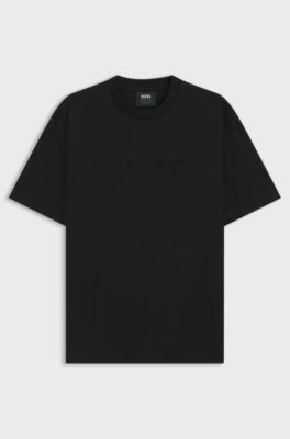 BOSS x ASTON MARTIN T-shirt in mercerised cotton, Black