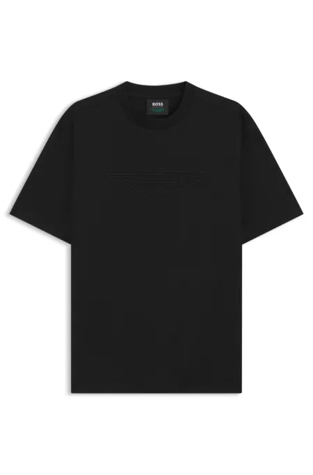 BOSS x ASTON MARTIN T-shirt in mercerised cotton