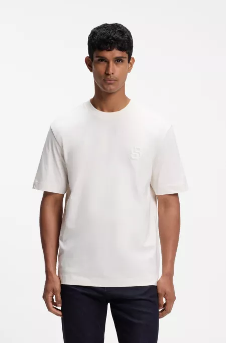 Relaxed-fit T-shirt in cotton with logo artwork