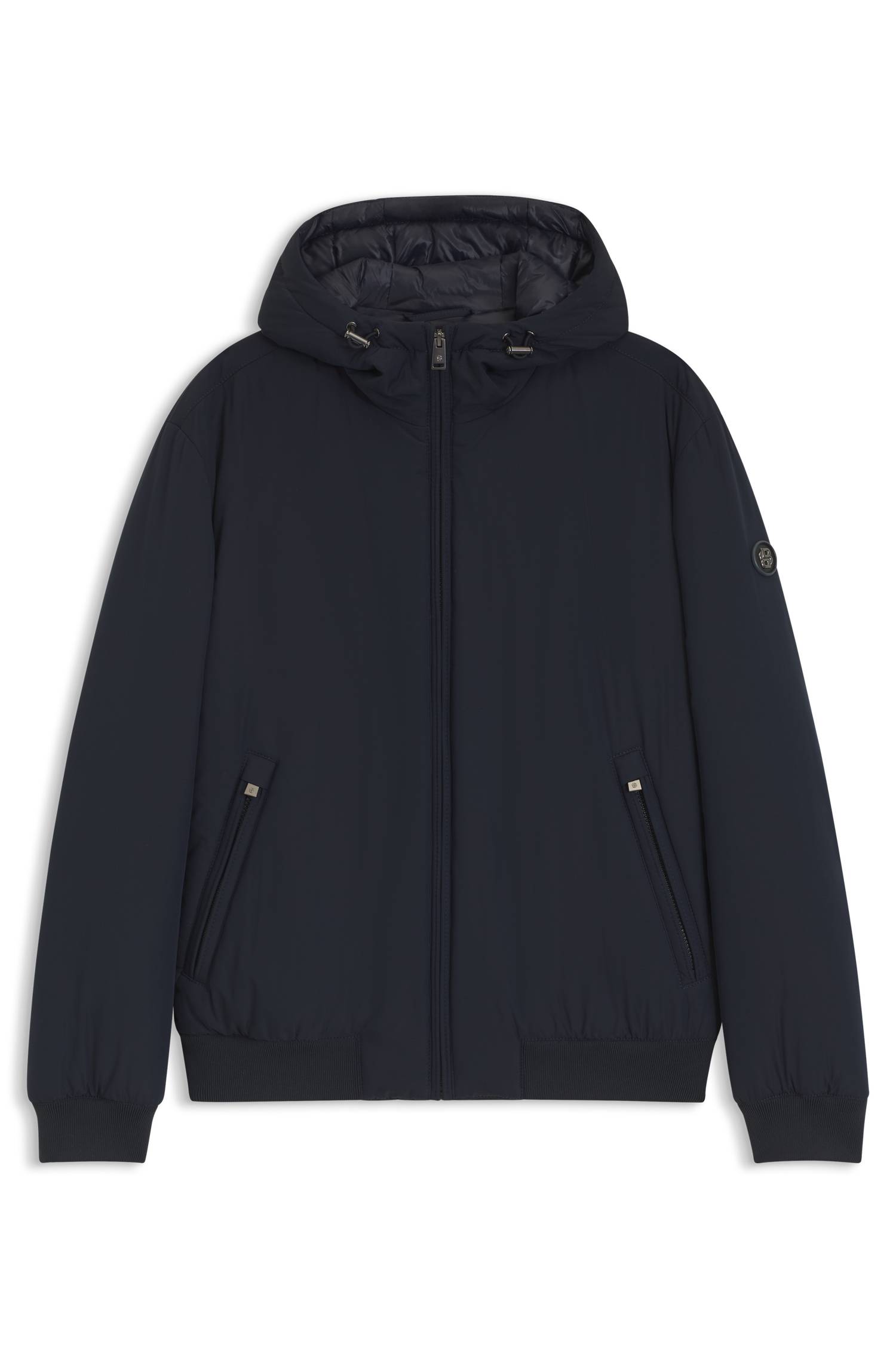 Boss Water-repellent padded jacket with Double B monogram jackor herr – bild 4