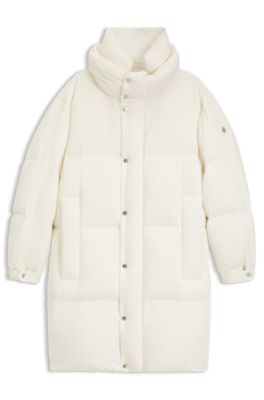 Water-repellent jacket with down filling, Natural