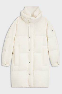 Water-repellent jacket with down filling, Natural