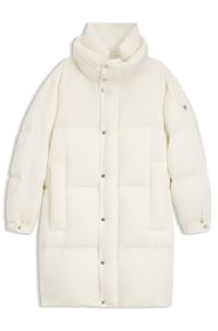 Water-repellent jacket with down filling, Natural