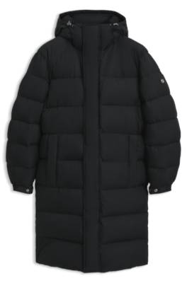 Boss Long-length water-repellent puffer jacket with concealed closure dunjackor herr – bild 4