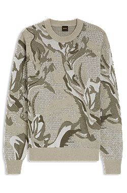 Relaxed-Fit Pullover mit Jacquard-Muster