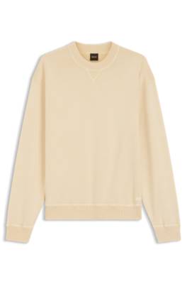 Boss Cotton sweater with ribbed side seams stickade tröjor herr – bild 4