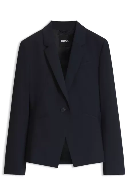 Slim-fit blazer in Italian virgin wool