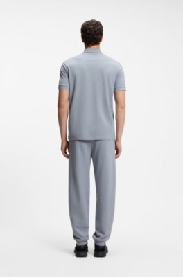 Boss Paddy polo shirt with structured logo patch pikéer herr – bild 3