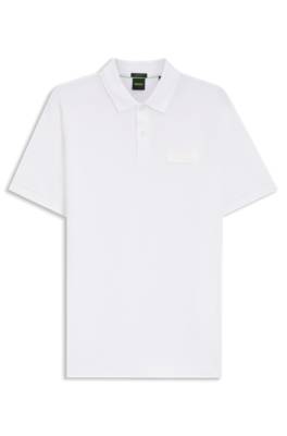 Paddy polo shirt with structured logo patch 1