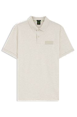 Paddy polo shirt with structured logo patch