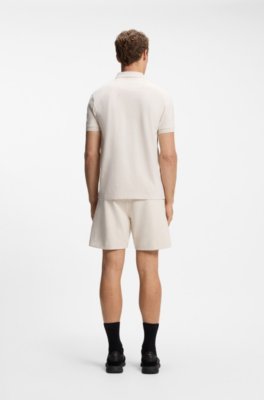Boss Paddy polo shirt with structured logo patch pikéer herr – bild 3