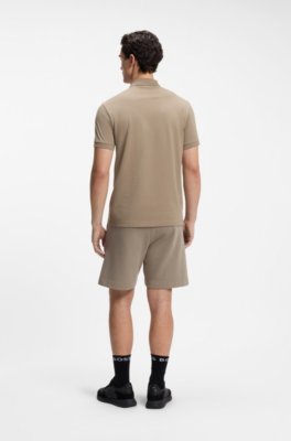 Boss Paddy polo shirt with structured logo patch pikéer herr – bild 3
