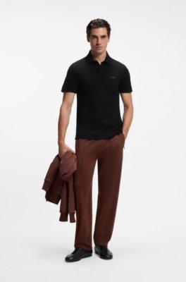 Boss x ASTON MARTIN polo shirt in mercerised cotton jacquard pikéer herr – bild 2