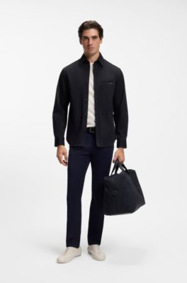 BOSS x ASTON MARTIN T-shirt in mercerised cotton jacquard, Natural