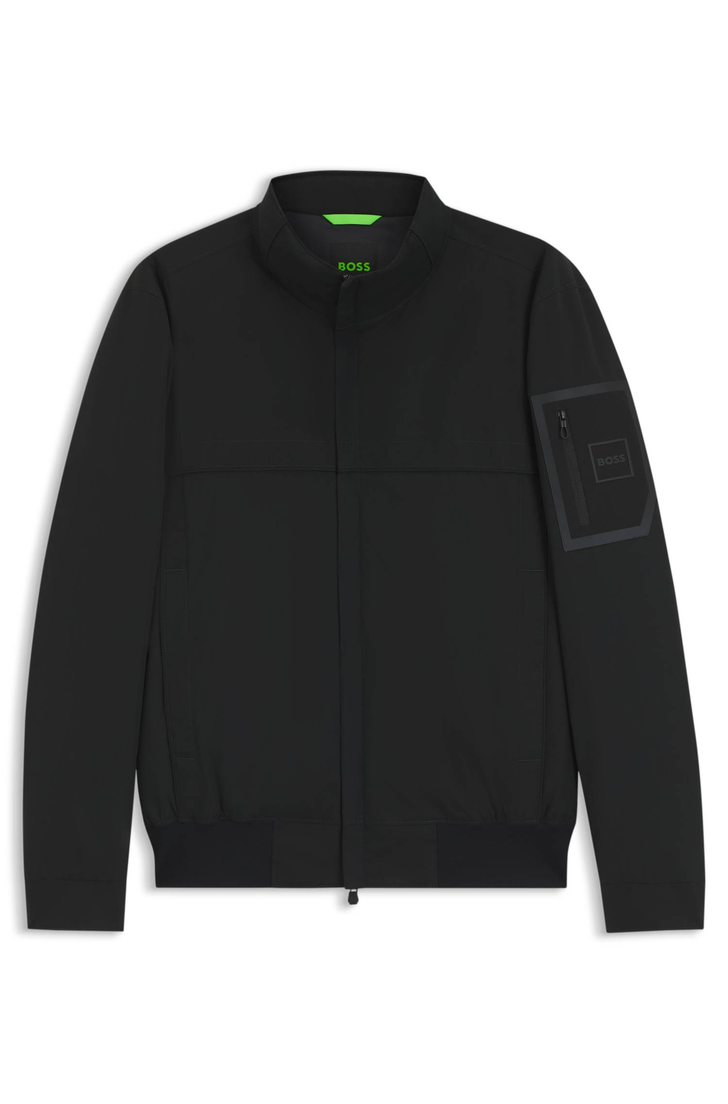 Boss Water-repellent jacket in brushed fabric jackor herr – bild 4