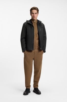 Porsche x BOSS three-in-one jacket, Black