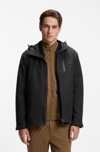 Porsche x BOSS three-in-one jacket, Black