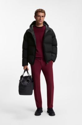 Water-repellent jacket with down filling, Black