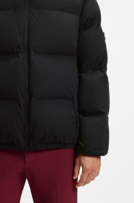 Water-repellent jacket with down filling, Black