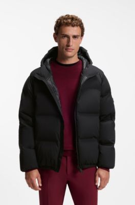 Water-repellent jacket with down filling, Black