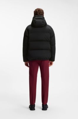Water-repellent jacket with down filling, Black