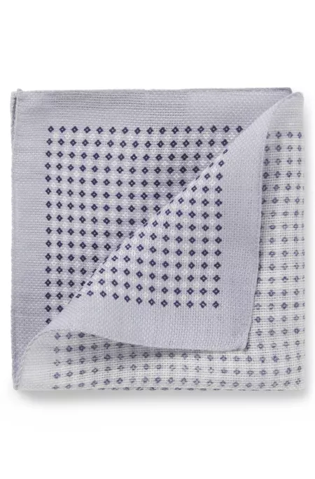 BOSS BY BECKHAM pocket square in linen and cotton