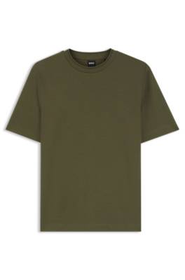 Boss Regular-fit T-shirt in stretch cotton blend herr – bild 4