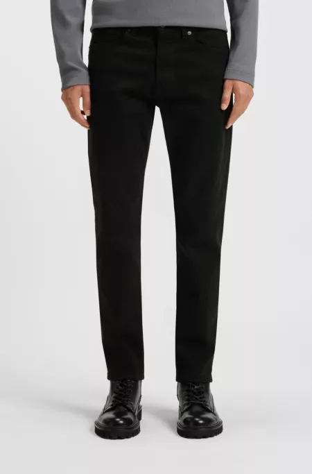 Jean Tapered en denim stretch confortable Stay Black
