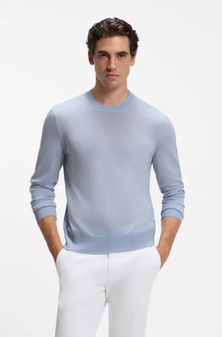 Pull en laine mérinos à la coupe standard