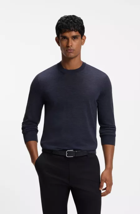 Pull en laine mérinos à la coupe standard