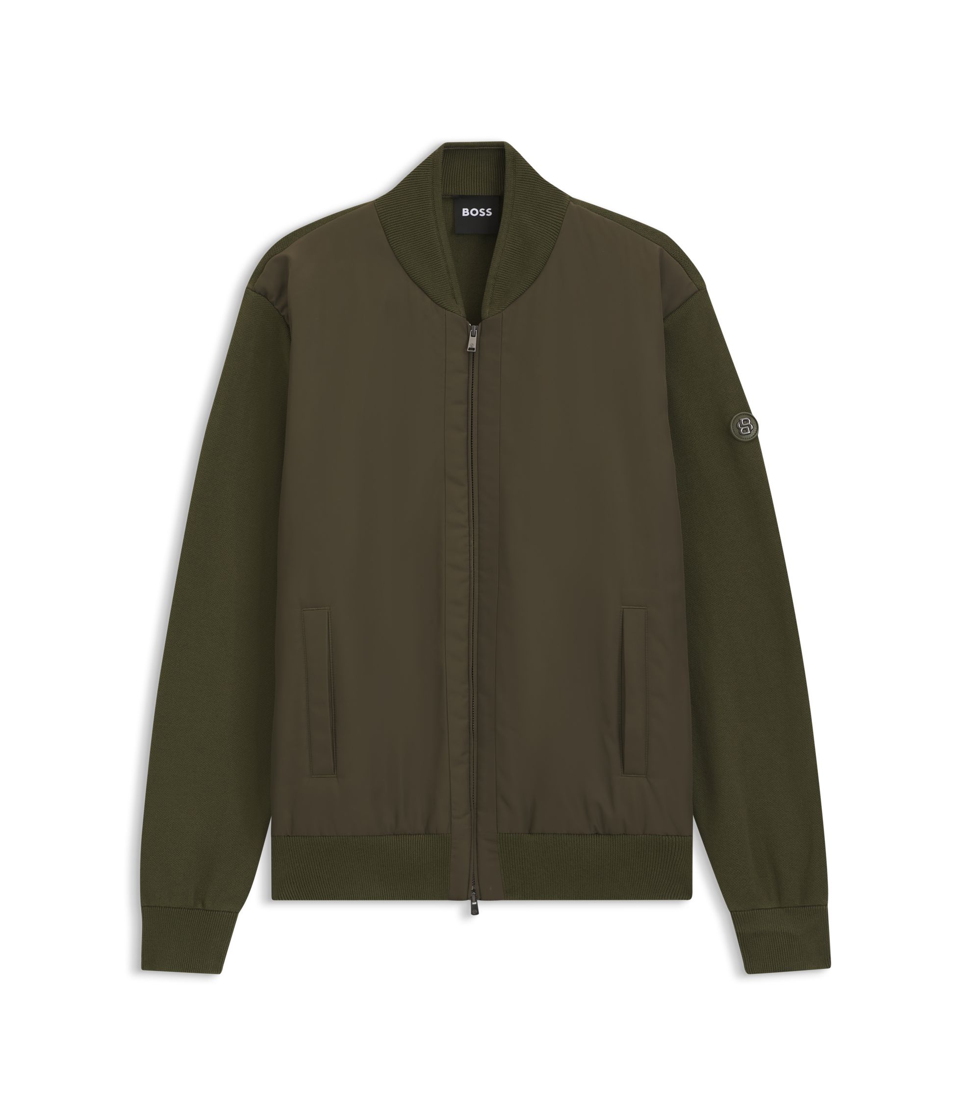 HUGO BOSS グリーン ミリタリージャケット Mens Summer HUGO BOSS 