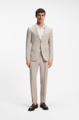 Cable-knit polo sweater in cotton and cashmere, White