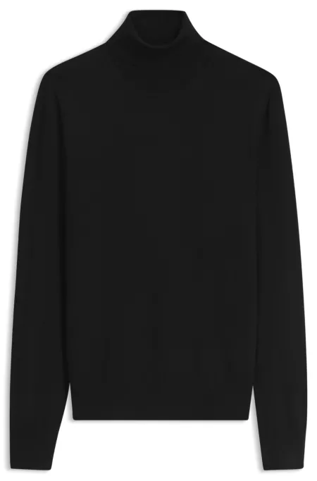 Pull à col roulé en laine mérinos extra fine