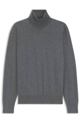 Boss Rollneck sweater in extra-fine merino wool polotröjor herr – bild 4