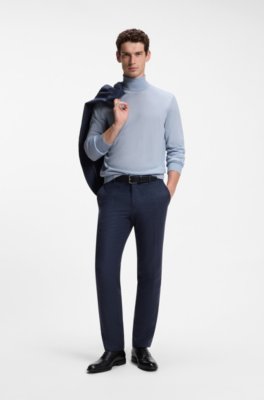 Boss Rollneck sweater in extra-fine merino wool polotröjor herr – bild 2