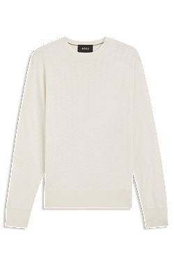 Pullover aus Seide mit Jacquard-Muster