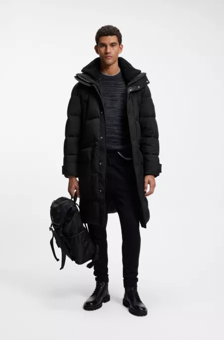 Veste parka déperlante avec garniture détachable en nounours
