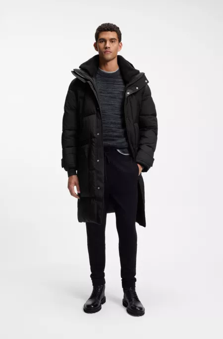 Veste parka déperlante avec garniture détachable en nounours