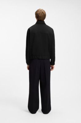 Modern-fit jacket in performance-stretch canvas 2