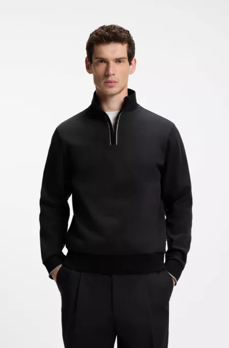 Sweatshirt mit Trichterkragen aus Baumwolle
