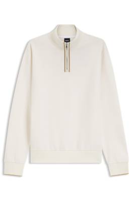 Funnel-neck cotton sweatshirt 1